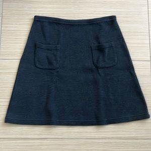 Roots black patch pocket mini skirt 14/16